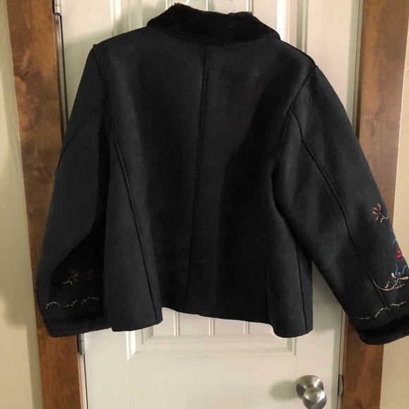 VINTAGE - NWOT - Relativity Black Embroidered Jacket Size XL - Picture 7 of 7